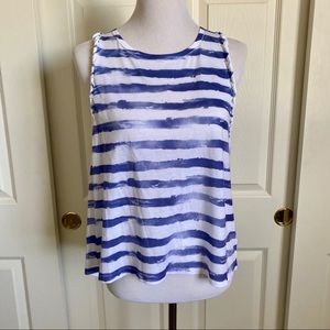 Modern Lux Painted Stripe‎ Tank Top Large